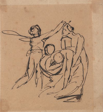 Mourning Group by George Romney